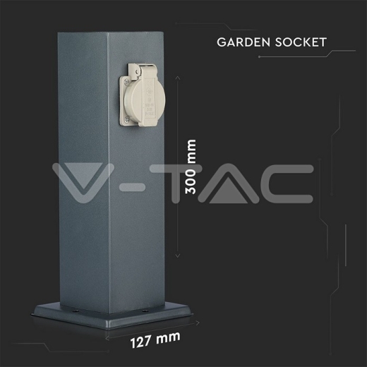 2-контактна розетка Garden IP44 - 9