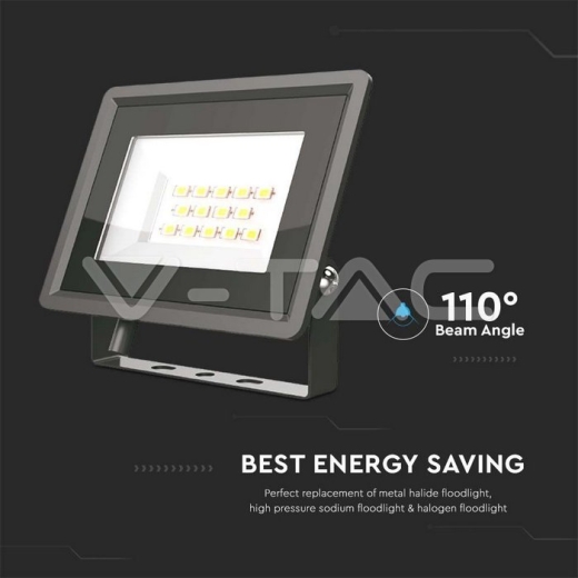 10 Вт світлодіодний прожектор SMD F-Series Black Body 3000K - 4