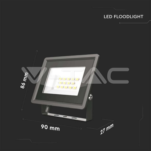 10 Вт світлодіодний прожектор SMD F-Series Black Body 3000K - 7