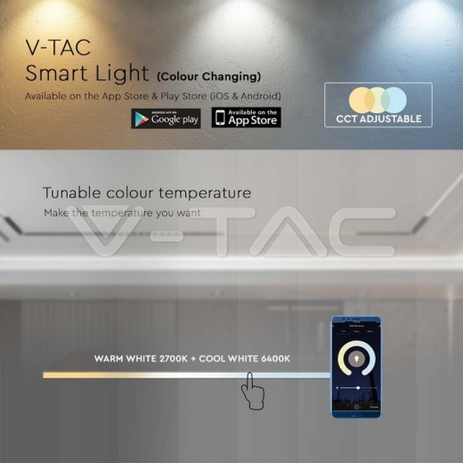 10 Вт світлодіодний магнітний SMART Tracklight чорний корпус 3 в 1 - 5