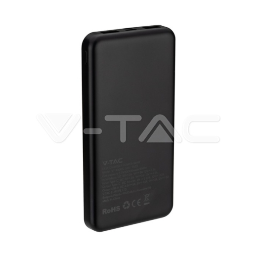 10000mAh Fast Charger Power Bank Black - 2